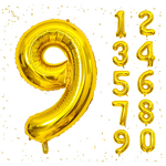 Helium Number Foil Balloon Manufacturer - 40 Inch Big Size Gold Silver Graduation