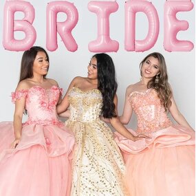 Foil Letter Balloon Banner Set Factory - Wholesale 16-Inch for Wedding Bridal Shower