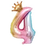 Gradient Crown Number Balloon Manufacturer - Cheap 32-inch Wedding Birthday Party