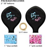 Latex Confetti Balloons Manufacturer - 36 Inch Pink Blue for Baby Shower Halloween