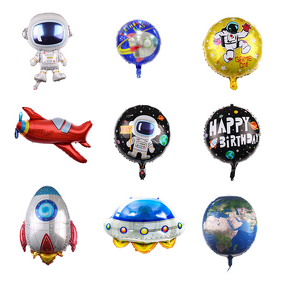 Astronaut Rocket Foil Balloons Factory - 3D Aluminum UFO for Christmas Party
