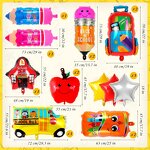 Apple Pencil Bags Foil Balloon Set Factory - Wholesale Custom Back to School Party