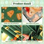 Merry Christmas Banner Factory - High Quality 72x45 Inch Green Tree Santa