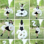 White Number Foil Balloon Manufacturer - High Quality 32 Inch Photography Props