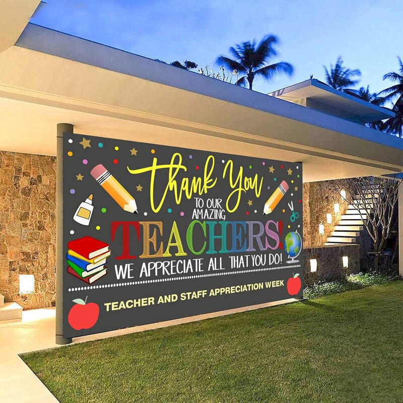 Back to School Background Accessories Factory - Custom New Design 160*100cm Wall Decor