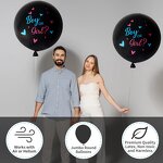 Latex Balloon Set Factory - 36 Inch Boy or Girl Confetti Kit Tassels Decorations