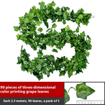 PVC Artificial Flowers Rattan Factory - Custom for Wedding Home Hanging Wall Decor