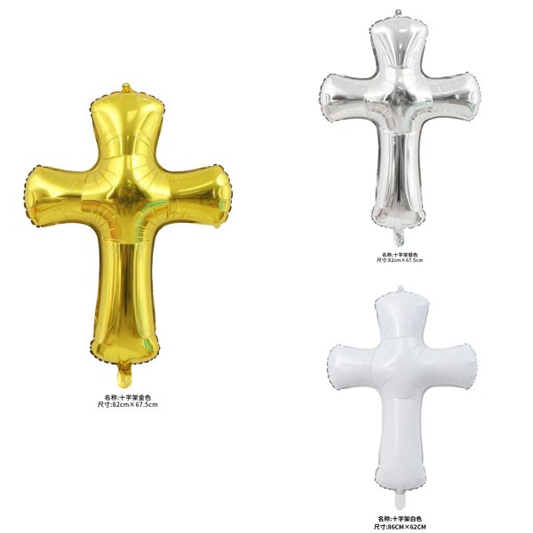Easter Cross Foil Balloon Manufacturer - Wholesale Religious for Christmas Valentine