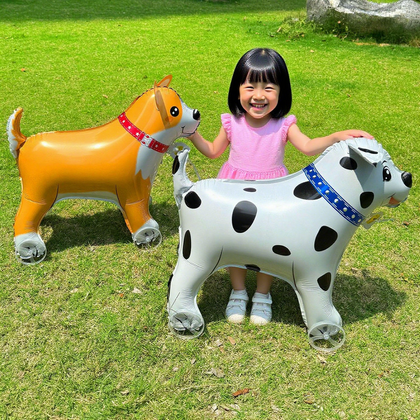 Walking Wheel Animals Foil Balloons Factory - Eco-Friendly 3D Cartoon New Design