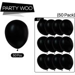 Black Latex Balloon Set Manufacturer - Custom Pack 12-Inch for Halloween Christmas