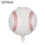 Sports Foil Balloons Manufacturer - 18 Inch Euro Cup Themed Black White