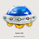 Astronaut Rocket Foil Balloons Factory - 3D Aluminum UFO for Christmas Party