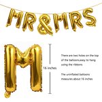 Gold MR MRS Foil Balloon Set Factory - Custom Pack 16 Inch Engagement Party