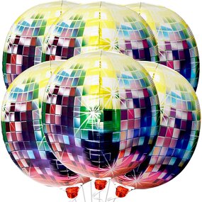 Agate Marbled Helium Balloons Manufacturer - 6pcs/set 22-inch 4D for Wedding Birthday