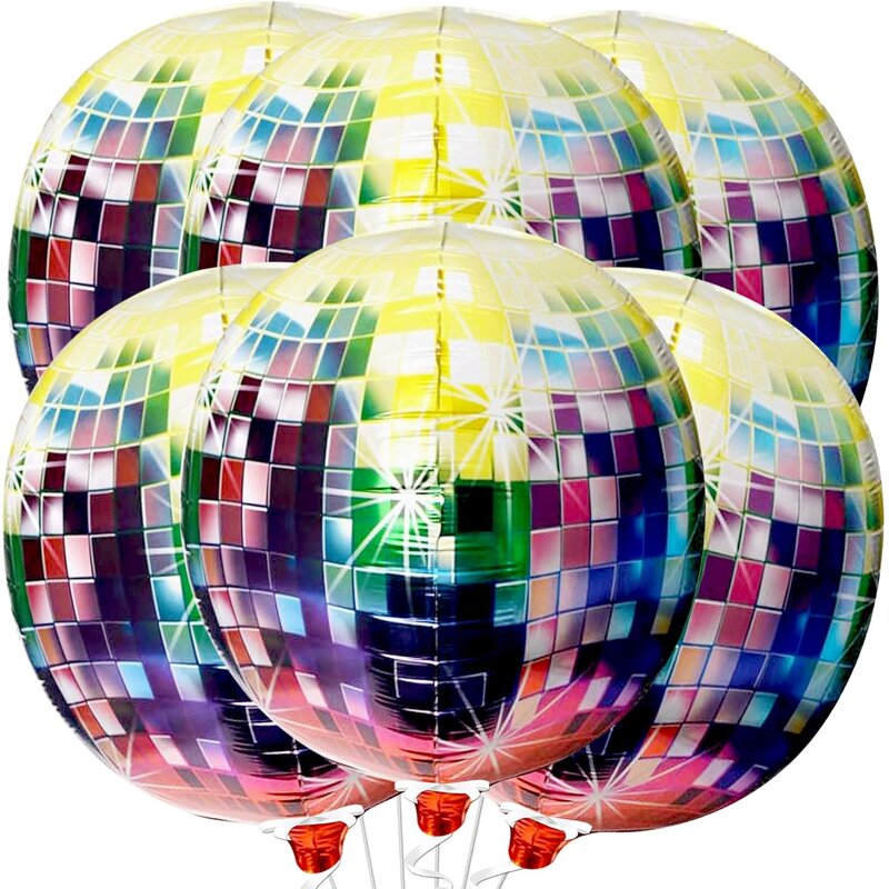 Agate Marbled Helium Balloons Manufacturer - 6pcs/set 22-inch 4D for Wedding Birthday