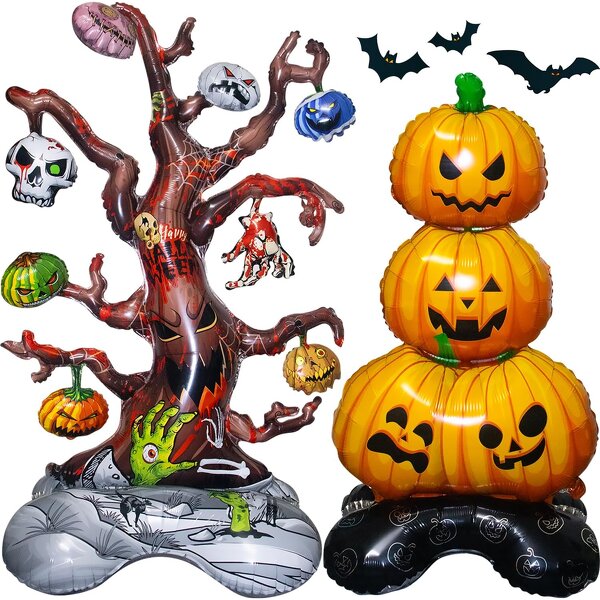 Halloween Stand-Up Balloons Set Manufacturer - Eco-Friendly Pumpkin Tree Foil