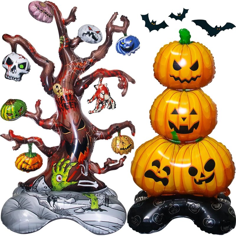 Halloween Stand-Up Balloons Set Manufacturer - Eco-Friendly Pumpkin Tree Foil