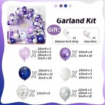 Metal Purple Latex Balloon Set Factory - Wholesale 10-18 Inch Disposable Birthday