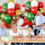 Christmas Balloons Arch Kit Manufacturer - 62pcs/set Gold Red Green Decorations