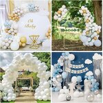 Latex Balloon Kit Manufacturer - Custom 138pcs/set 10-12 Inch with Glue Dots