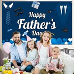 Father's Day Banner Balloons Garland Kit Manufacturer - 64Pcs/set Happy Family Background