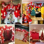Christmas Balloon Arch Kit Manufacturer - Candy Cane Foil Balloons Party Accessories