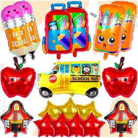 Back to School Party Decoration Kit Manufacturer - New Design Foil Balloon Helium Set