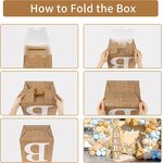 Baby Boxes with Letters Factory - 4pcs Rustic Farmhouse Style Boho Balloon Boxes