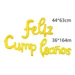 Foil Letter Balloon Set Factory - Eco-Friendly Gold Rose Gold 16 Inch Feliz