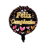 Feliz Cumpleanos Balloon Manufacturer - Happy Birthday Round Shape Foil Party