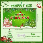 Merry Christmas Photo Banner Manufacturer - High Quality Santa Backdrop Tree Decor