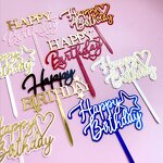 Acrylic Cake Toppers Factory - Wholesale Custom Happy Birthday Letter Design