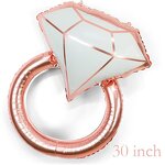 Diamond Ring Foil Balloon Set Manufacturer - Custom for Bridal Shower Engagement