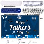 Father's Day Banner Balloons Garland Kit Manufacturer - 64Pcs/set Happy Family Background