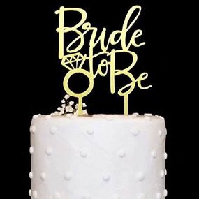 Gold Silver Heart Cake Toppers Manufacturer - Wholesale Custom Handmade Simple Style