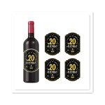 Waterproof Plastic Sticker Party Supplies Factory - Custom Logo Name New Design 24pcs