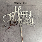 Black Gold Heart Cake Toppers Factory - Wholesale New Acrylic Handmade Ins Style