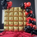 Gold Square Foil Balloons Manufacturer - New Design 19 Inch Graduation Birthday