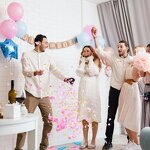 Latex Balloon Set Factory - 36 Inch Boy or Girl Confetti Kit Tassels Decorations