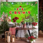 Merry Christmas Photo Banner Manufacturer - High Quality Santa Backdrop Tree Decor