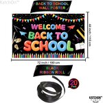Apple Foil Balloon Decoration Set Manufacturer - Custom Back to School Background Cloth