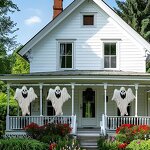 Ghost Glow Balloons Factory - 3pcs Halloween Large Plastic Adult Themed Party