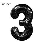 Helium Number Foil Balloon Manufacturer - 40 Inch Big Size Gold Silver Graduation