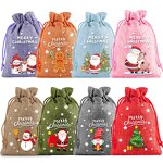 Christmas Drawstring Bag Factory - Wholesale Custom Logo Snowman Printing Xmas