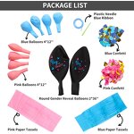 Latex Balloon Set Factory - 36 Inch Boy or Girl Confetti Kit Tassels Decorations