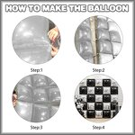 Black Silver Square Foil Balloons Manufacturer - Custom 19-Inch Double Sided Wall