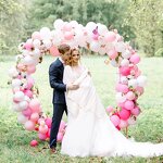 Latex Balloon Kit Manufacturer - Custom 138pcs/set 10-12 Inch with Glue Dots