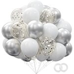 Blue Latex Balloon Kit Factory - Wholesale 62pcs 12 Inch Confetti Set Christmas