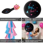 Latex Balloon Set Factory - 36 Inch Boy or Girl Confetti Kit Tassels Decorations