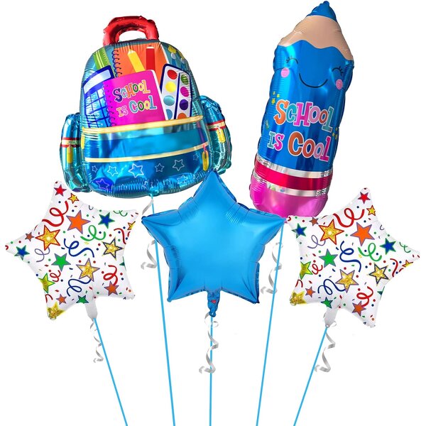 Back to School Festival Kit Factory - Wholesale Custom Foil Balloon Set Pencil Star